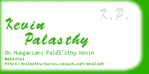 kevin palasthy business card